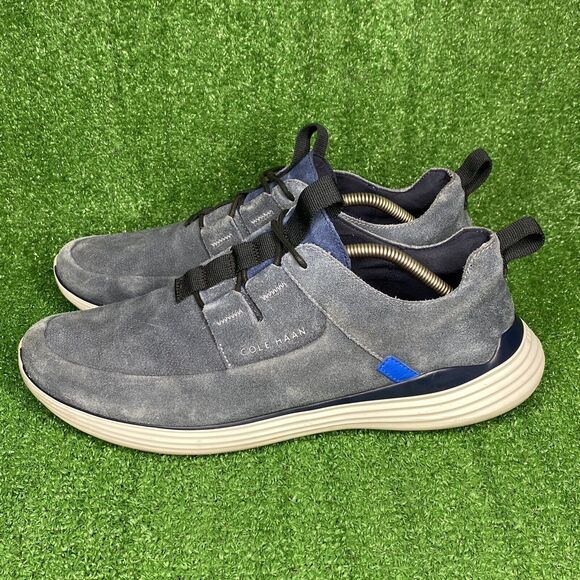 Cole Haan C30757 Men's GRANDSPORT Apron Toe Sneakers in Ombre Blue Size 12 M - Picture 3 of 13